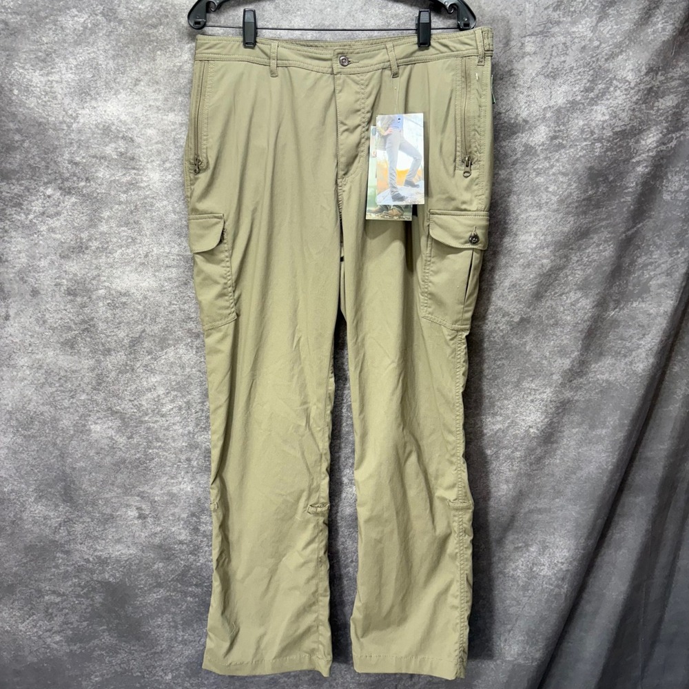 Clothing Arts P^cubed Pick Pocket Proof Adventure Pants Womens 14 Petite Khaki